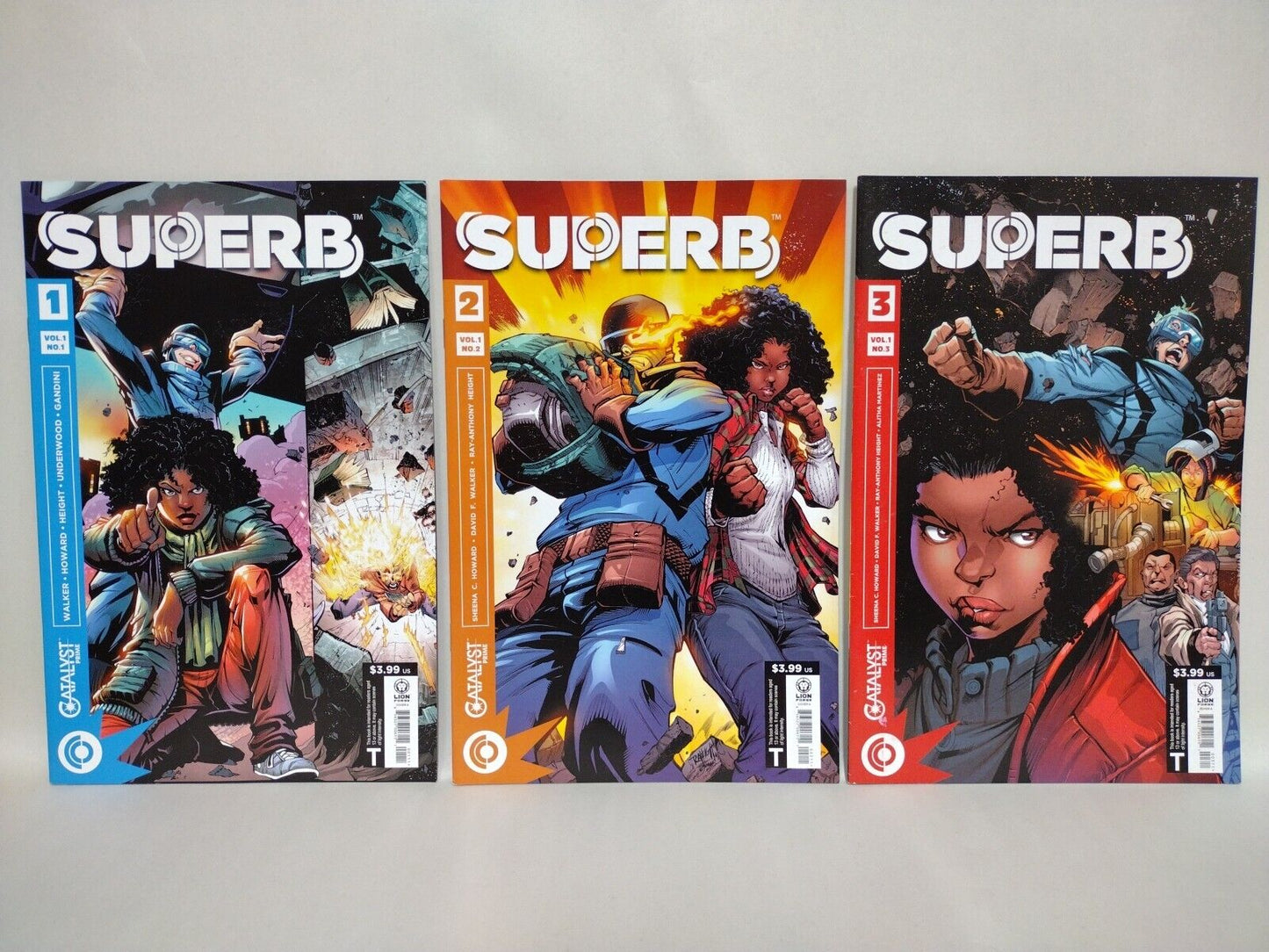 Superb (2017) Catalyst Prime Lion Forge Comic Lot Set #1-5 7-19