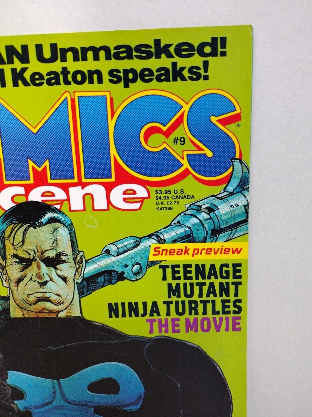 Comics Scene 9 (1989) Starlog Magazine Moebius TMNT Batman Movie FN