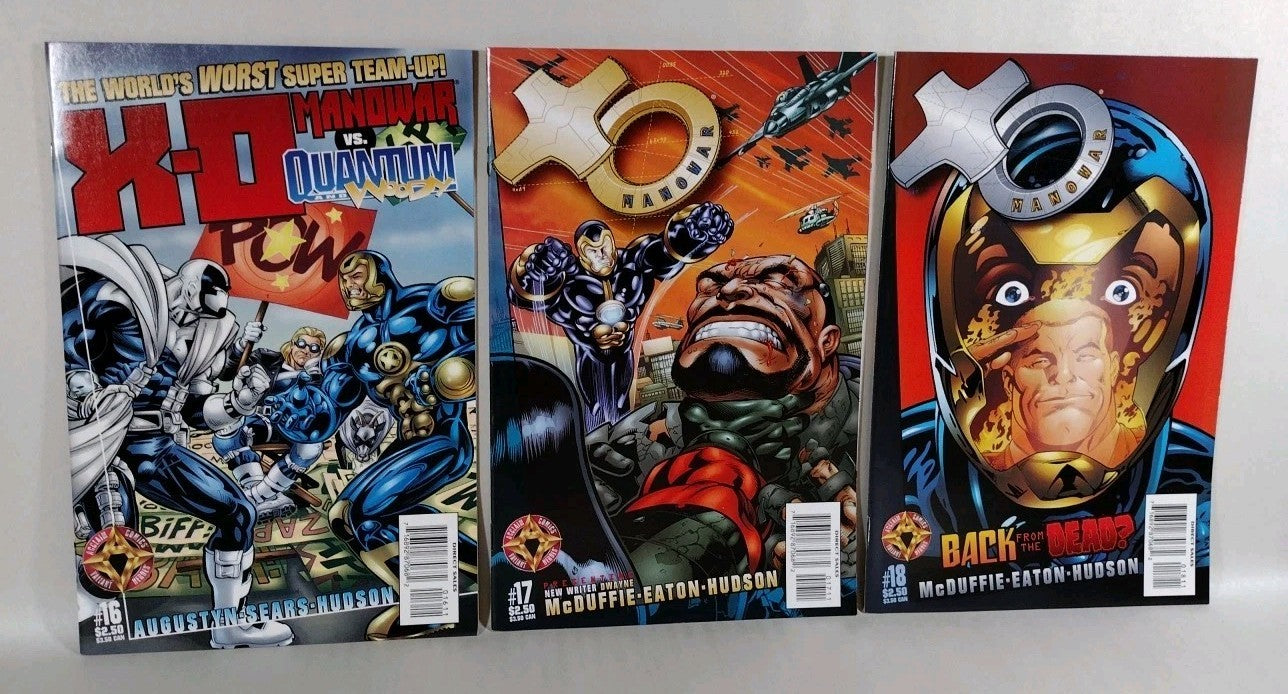 X-O Manowar (1996) Valiant Acclaim Comic Lot Set 1-3 6 9-11 14-21 Reader Copies