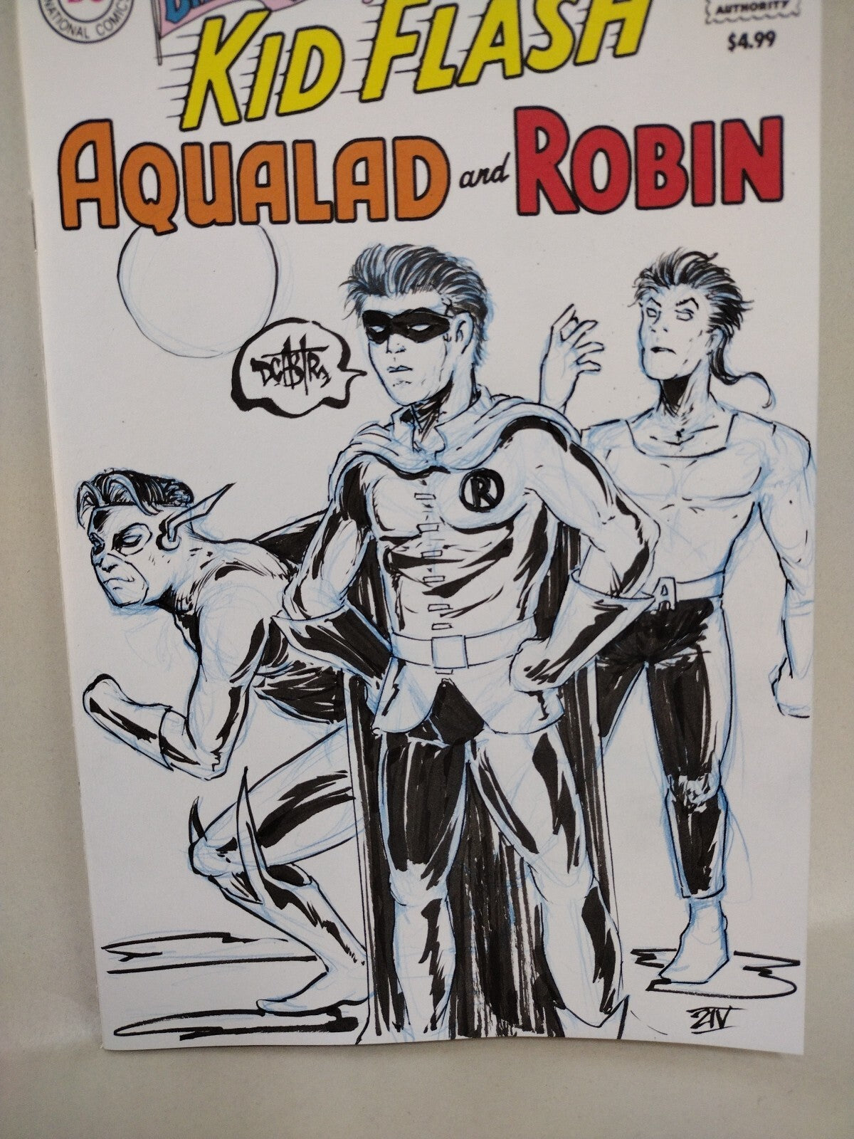 Brave And The Bold 54 DC 2024 Facsimile Edition Sketch Var W Original DCastr Art