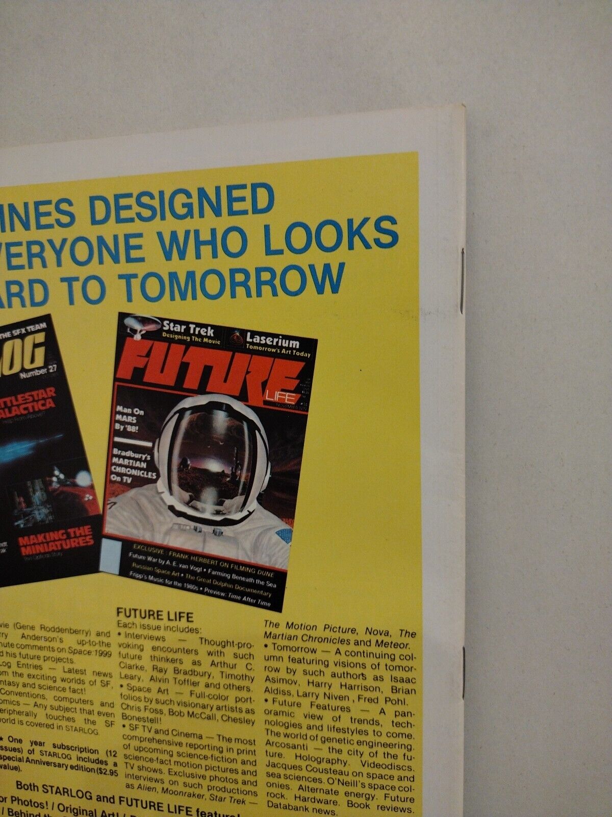 Fangoria #3 (1979) Starlog Horror Magazine Alien w Poster Richard Matheson 
