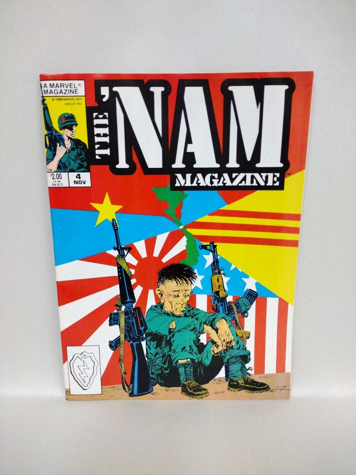 The NAM Magazine (1988) Marvel Comic Lot Set #1 2 3 4 5 6 7 Michael Golden VF