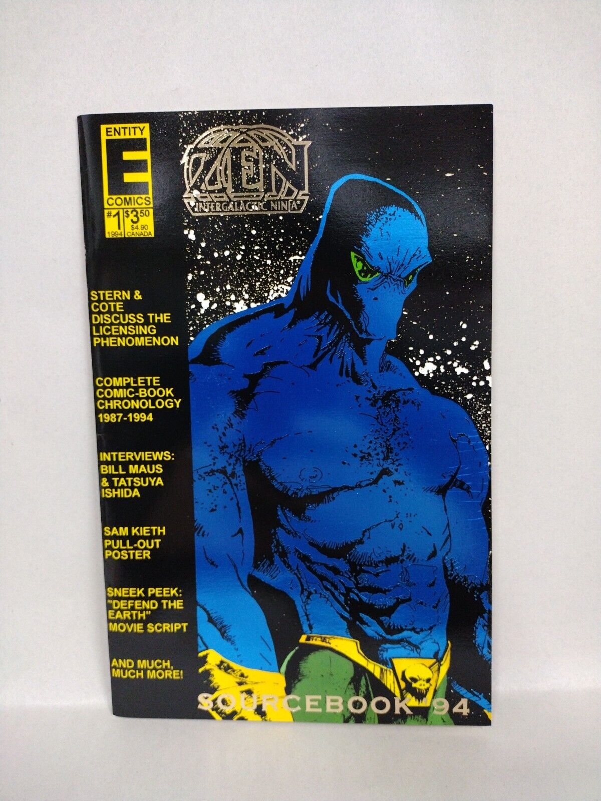 Zen Intergalactic Ninja (1994) 1 One-Shot Comic Lot Set Of 5 Art Of Sourcebook +