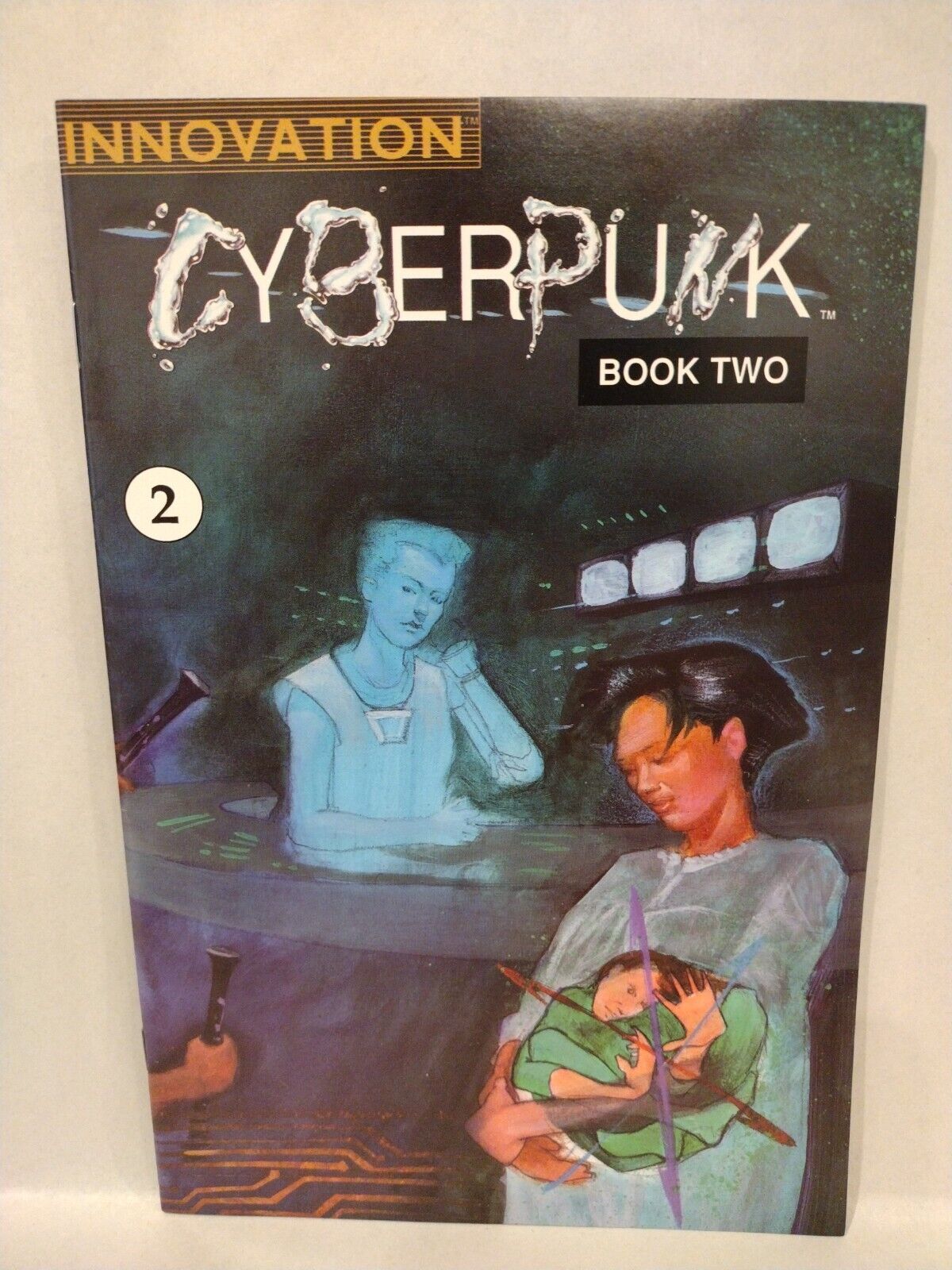 Cyberpunk Book Two (1990) Innovation Complete Comic Mini-series #1 2