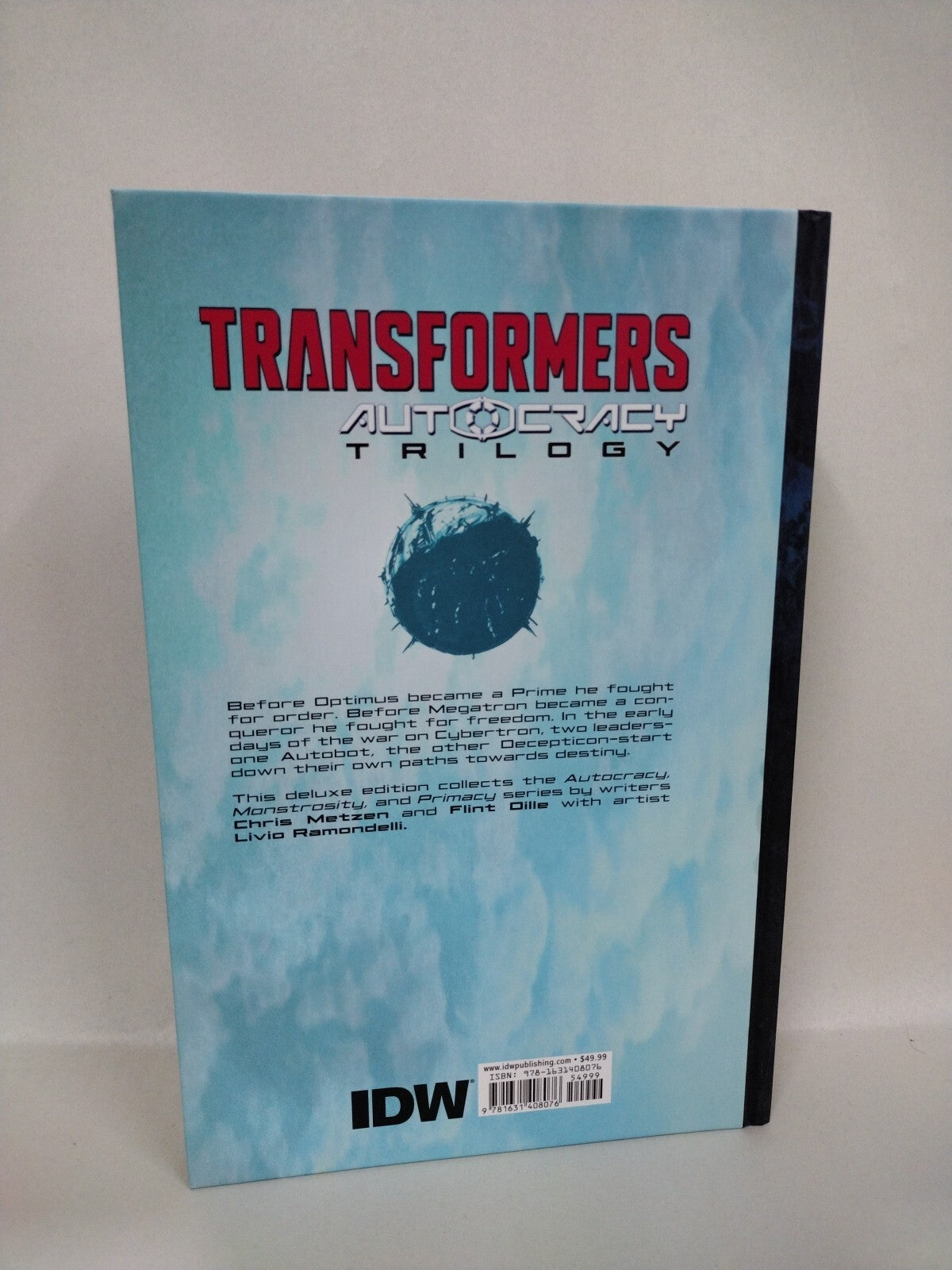 Transformers Autocracy Trilogy (2016) IDW Hardcover Very Good 