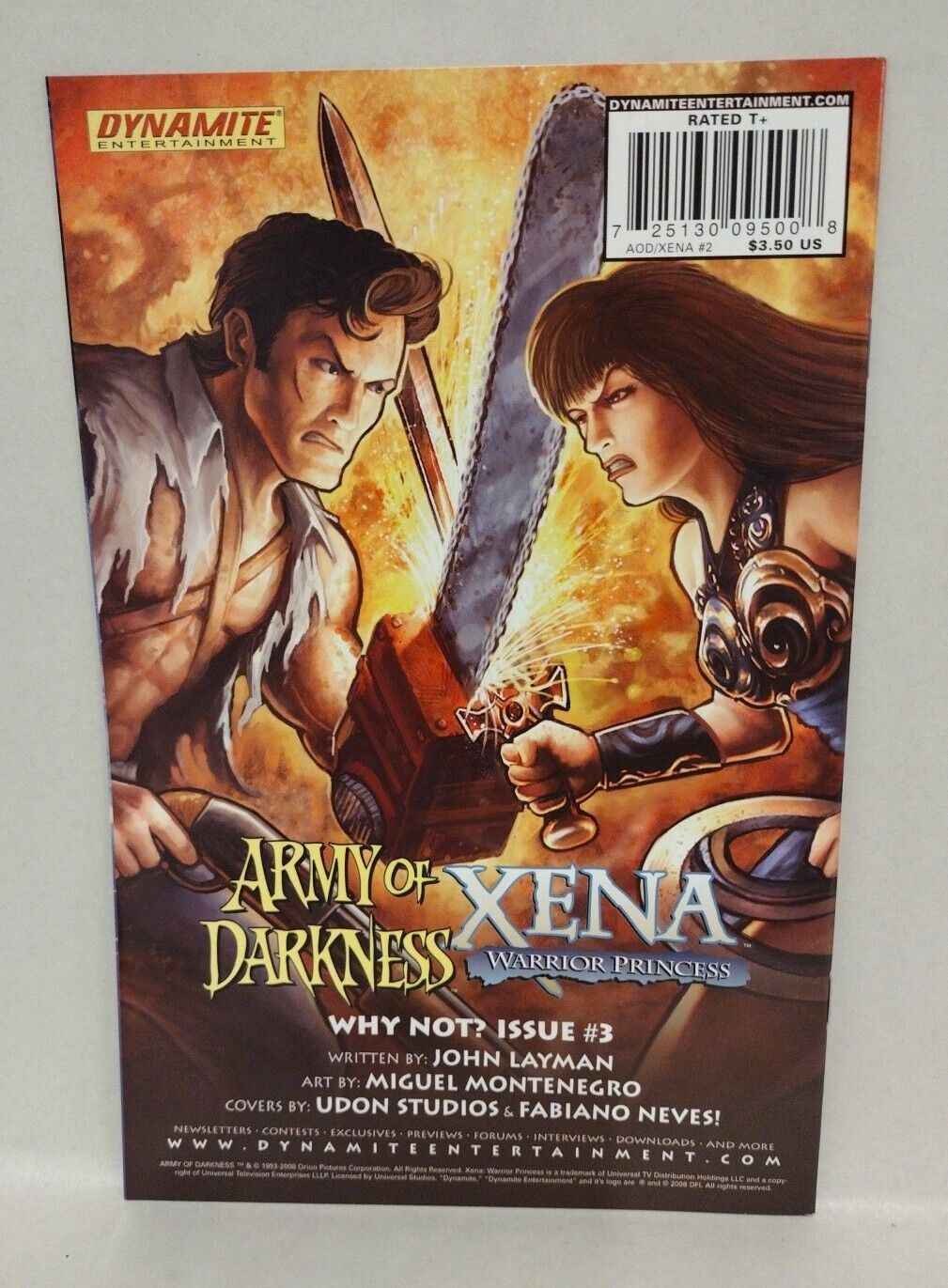 Army Of Darknes / Xena (2008) Vol 1 & 2 Complete Dynamite Comic Sets 1 2 3 4