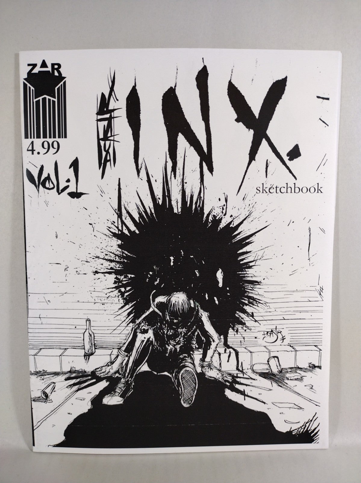 Dave Castr INX Sketch Book (2019) Zarstar Studios Magazine Size Artbook