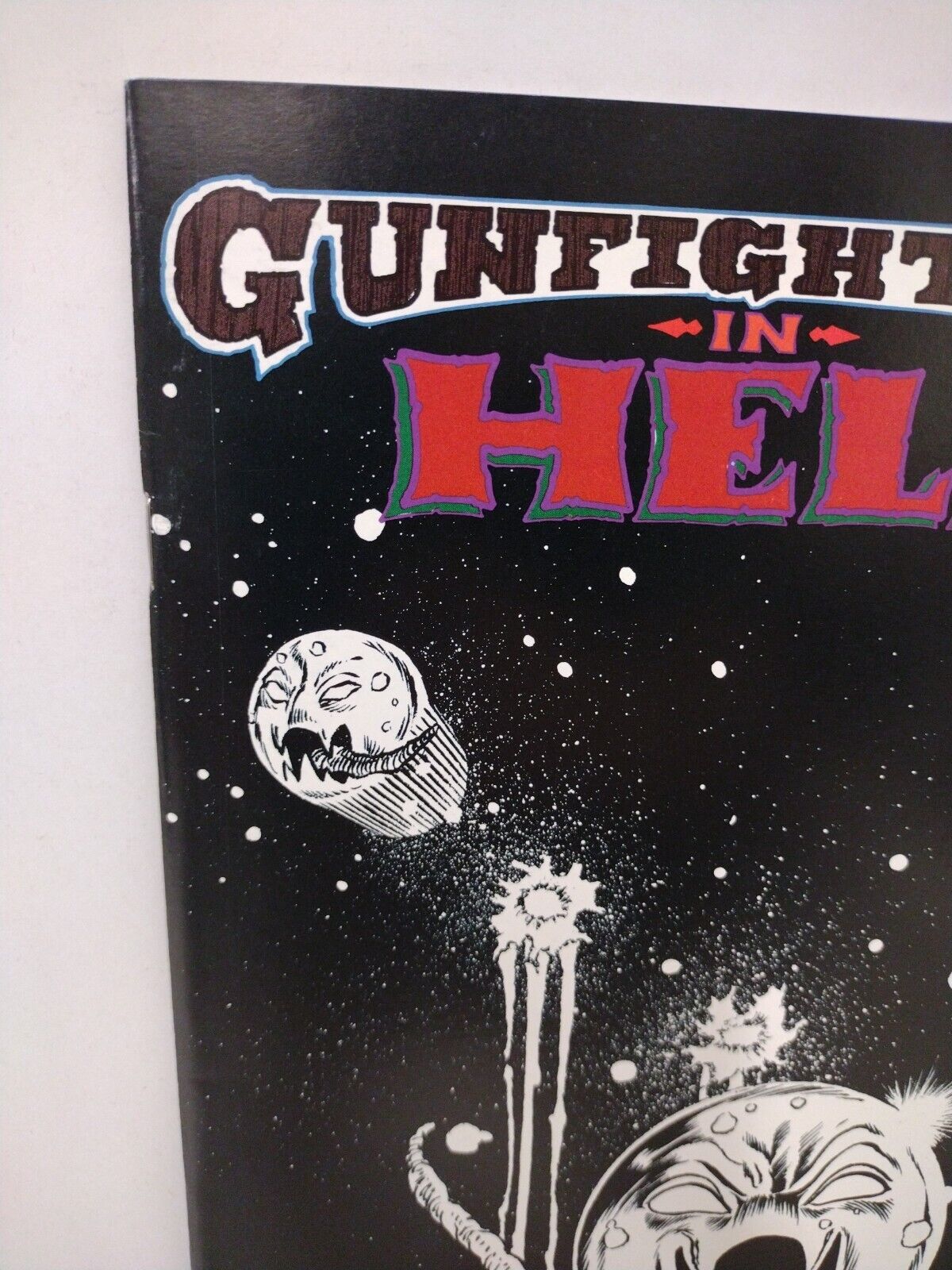 Gunfighters In Hell #4 (1993) Rebel Studios Gatefold Cover Joe Vigil VF-NM