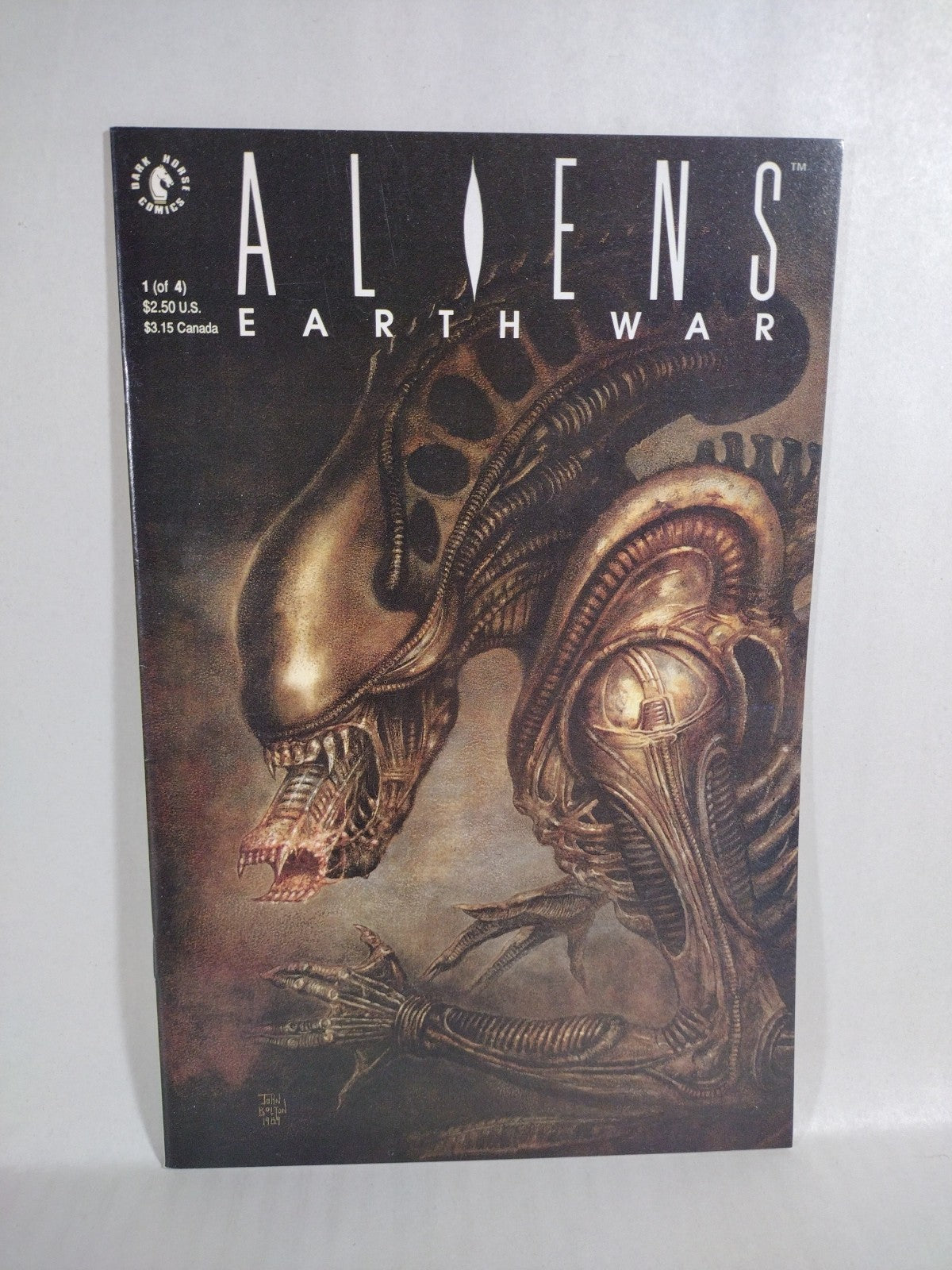 Aliens Earth War (1990) Complete Dark Horse Comic Lot Set #1 2 3 4 Sam Kieth NM