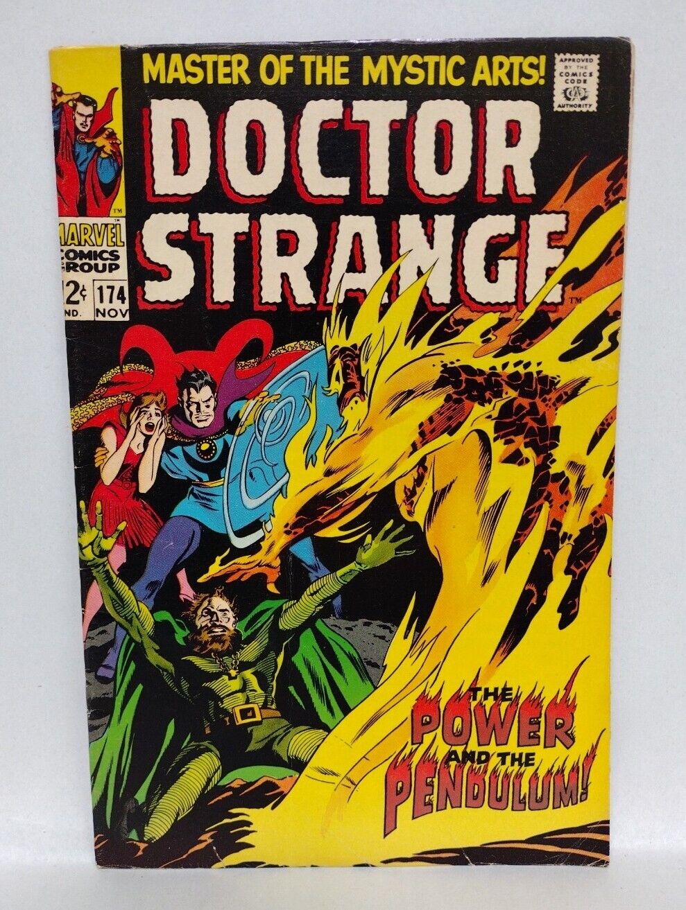 Doctor Strange #174 (1968) Silver Age Marvel Comic 1st Satannish App Minor Key