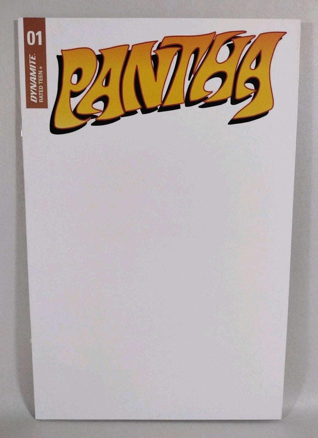 Pantha #1 (2022) Dynamite Comic Blank Sketch Variant Cover VF-NM