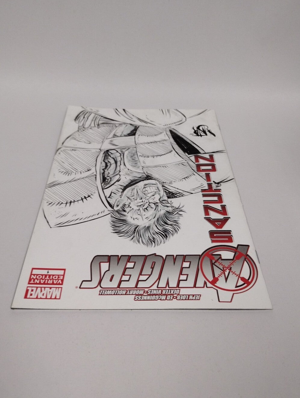 Avengers X-Sanction #1  Blank Cover Comic 2012 w Original CABLE  Art DCastr