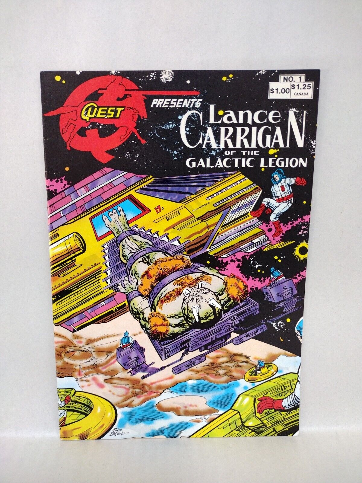 Quest Presents Lance Carrigan Of The Galactic Legion (1983) 1 2 Jay Disbrow VFNM