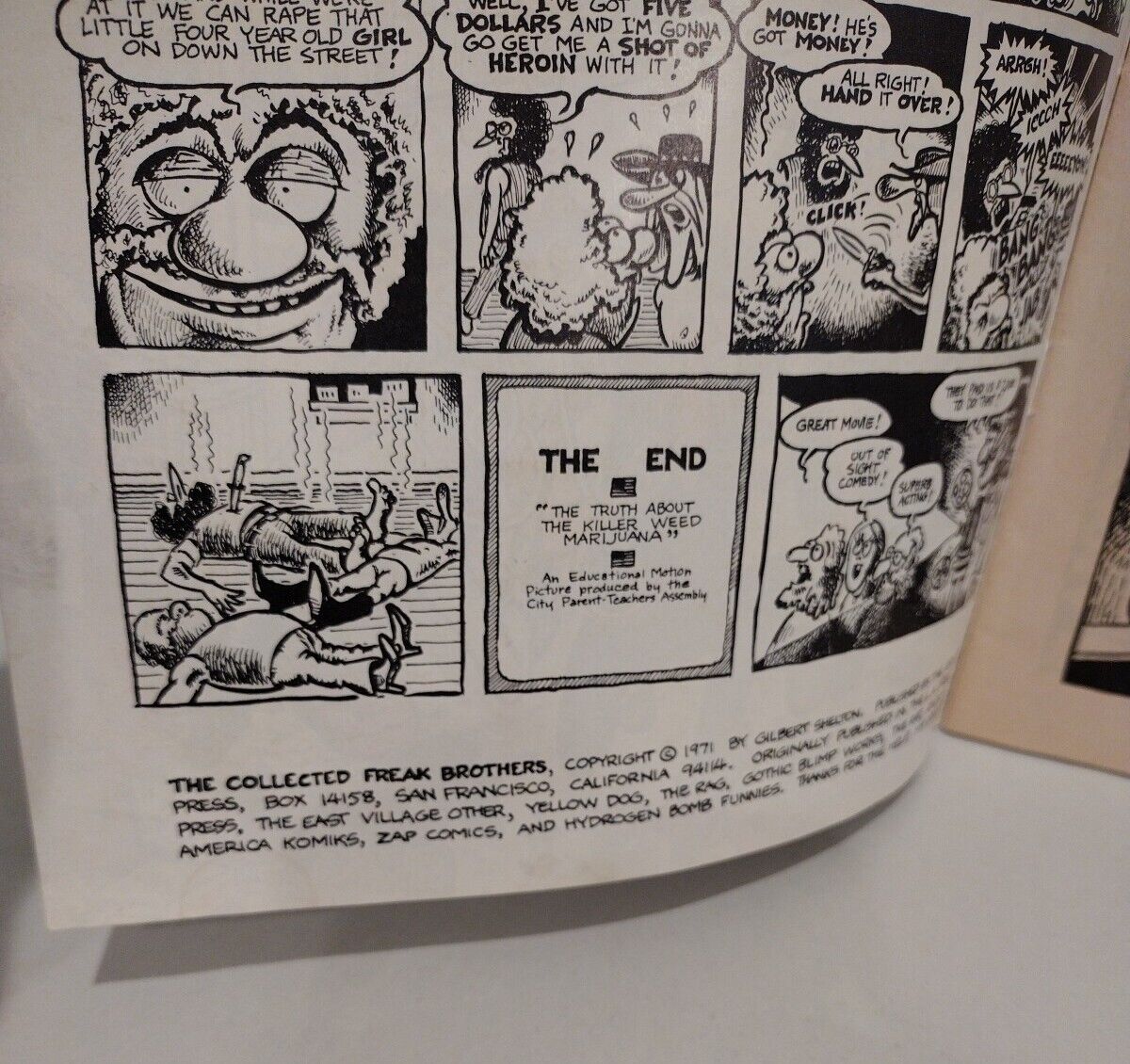 Collected Fabulous Furry Freak Brothers (1971) Zap Comic 75¢ Edition