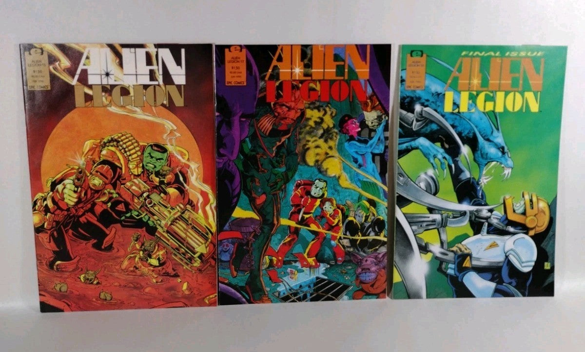 Alien Legion (1990) Vol 2 #15 17 18 Last Issue Lot F-VF