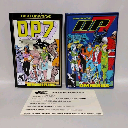 DP7 (1986) Custom Bound Marvel Comic HC Complete 2 BK Set #1-32 Annual Untold #1