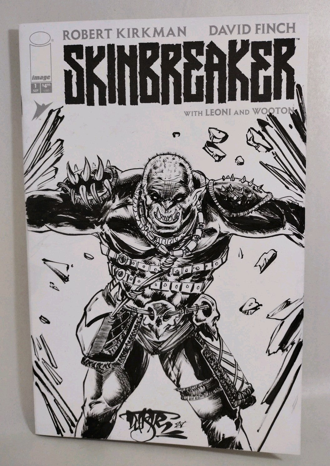 Skinbreaker #1 (2025) Image Sketch Variant Cover Comic W Original DCastr Art