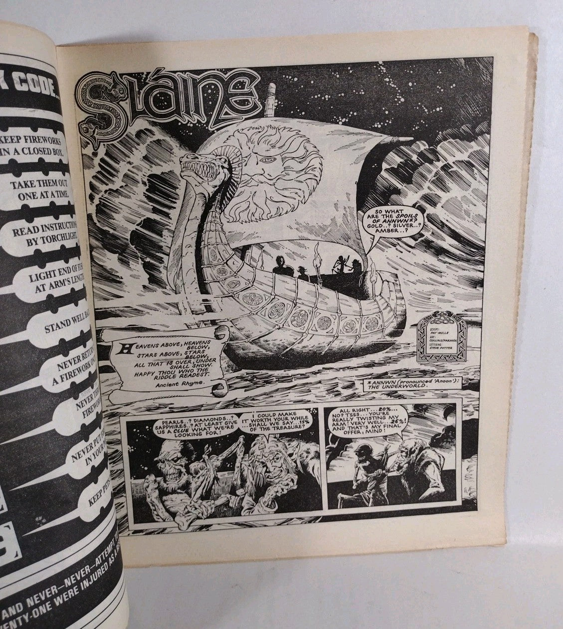 2000ad (1986) Prog 493 Judge Dredd Slaine Strontium Dog Uk Newsprint Comic