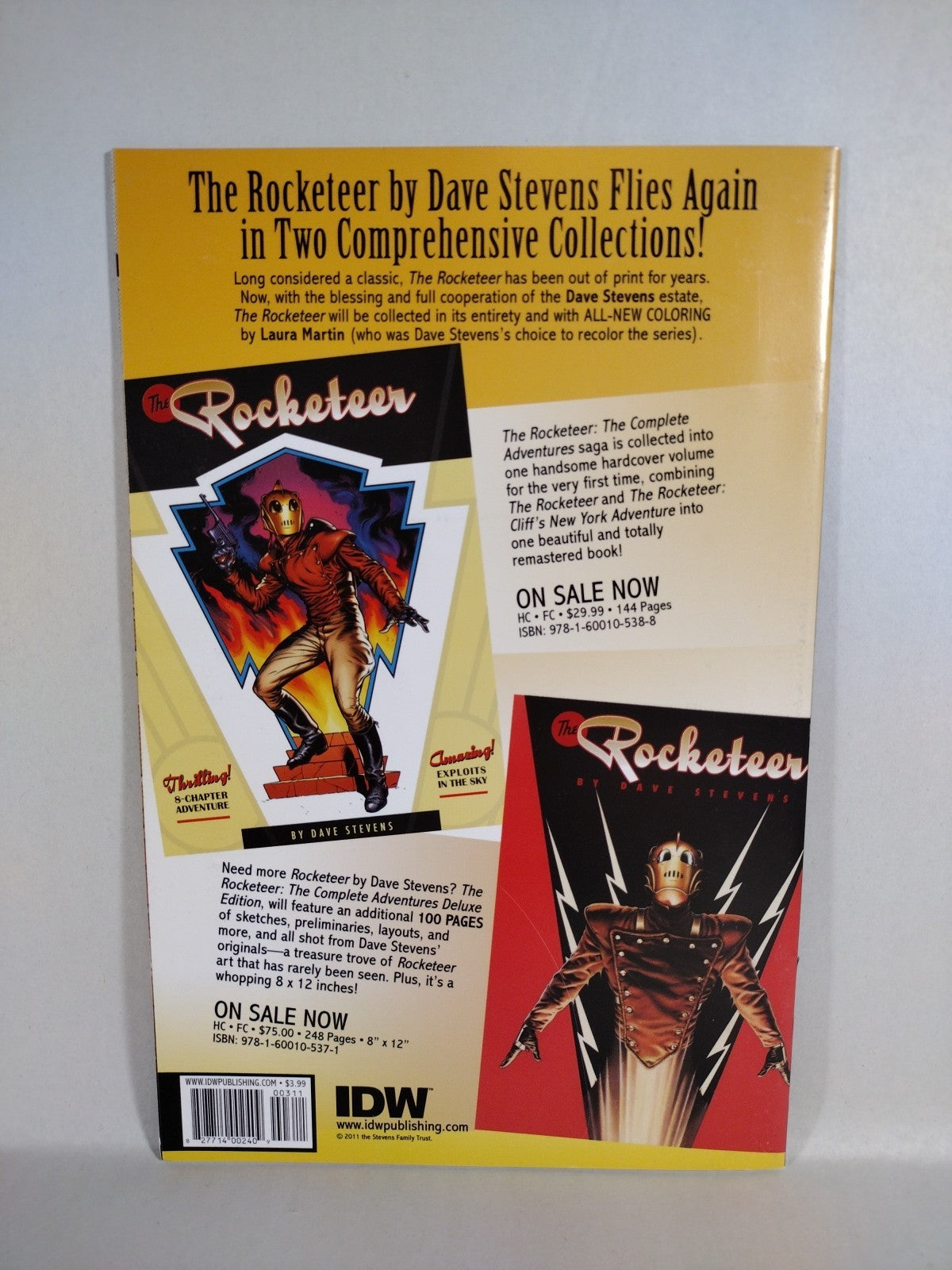 ROCKETEER ADVENTURES (2011) Complete IDW Comic Set #1-4 + ADVENTURES 2 #2-4 NM