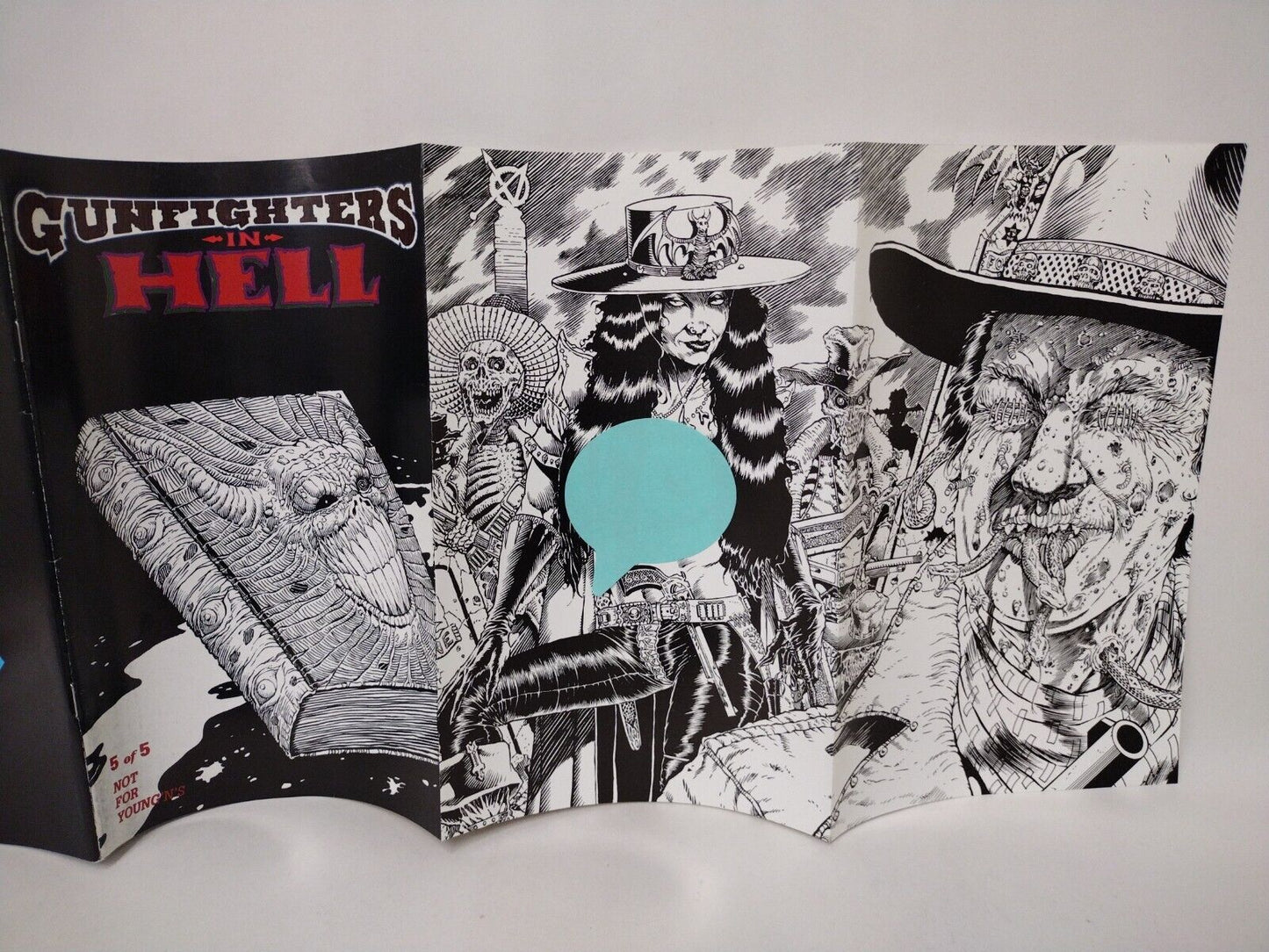 Gunfighters In Hell #5 (1993) Rebel Studios Last Issue Joe Vigil 