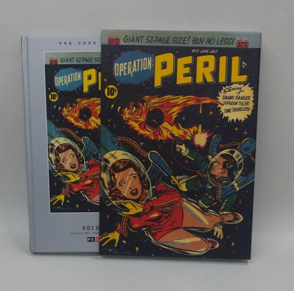 OPERATION PERIL Vol 2 HARDCOVER Sci Fi Comic SLIPCASE ED Pre Code Classics( NEW)