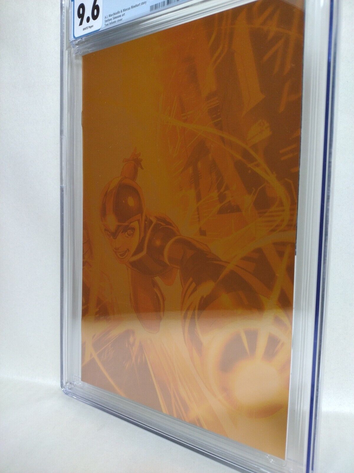 Mega Man Fully Charged 1 (2020) Boom Comic 1:100 Gold Foil Variant Cover CGC 9.6