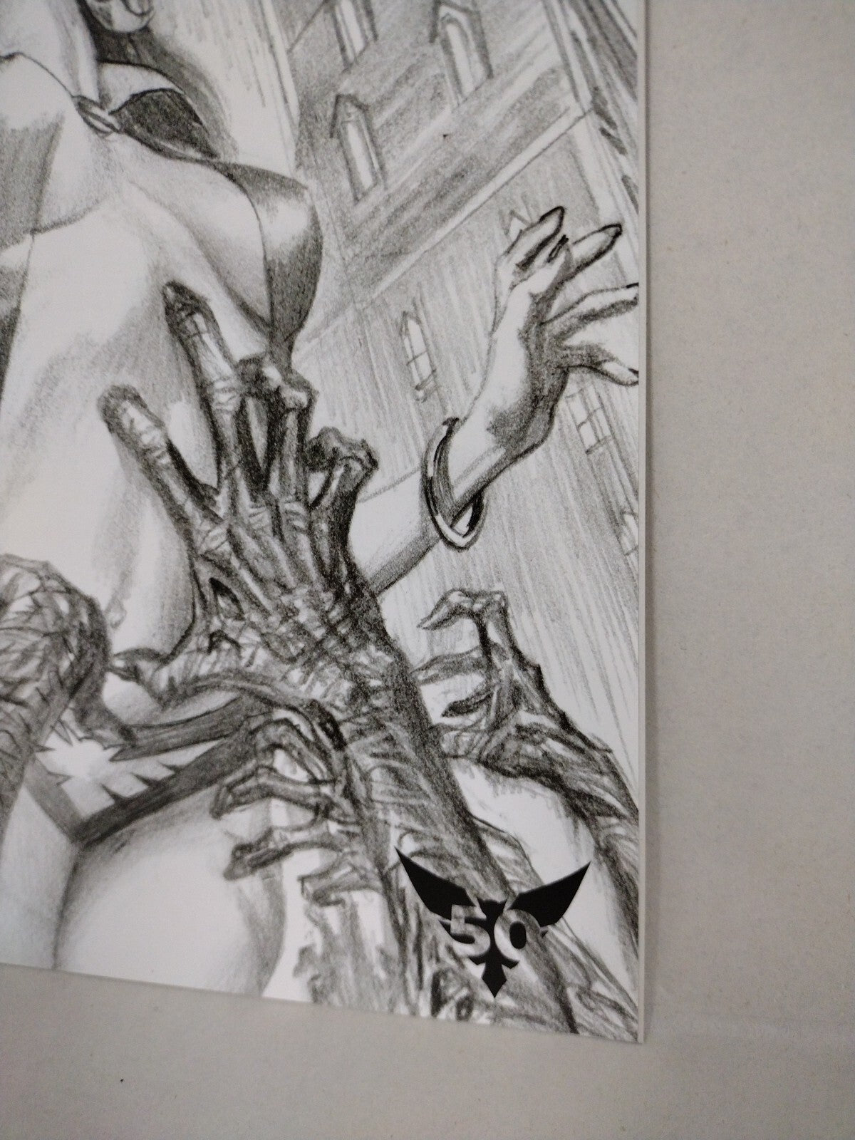 Vampirella #1 (2019) Dynamite Comics Alex Ross 1:50 Sketch Variant Cover Art NM