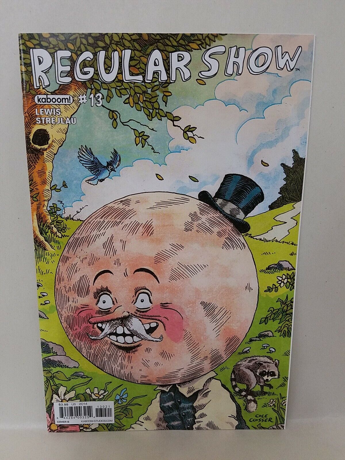 Regular Show #13 (2014) Cole Closser Cover B Variant Comic NM Cartoon Network