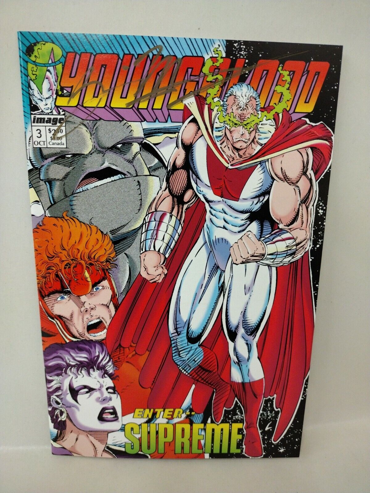 Youngblood #3 (1992) Supreme Flip Cover Signed by Brian Murray Image Comics 