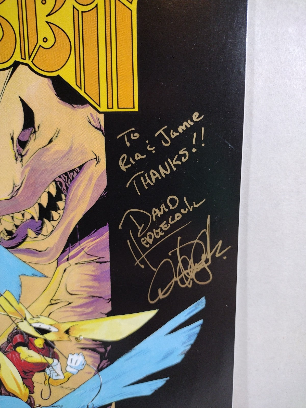 Rabbit #1 + Ashcan (1999) Sharkbait Press Comic Signed David Daniel Hedgecock