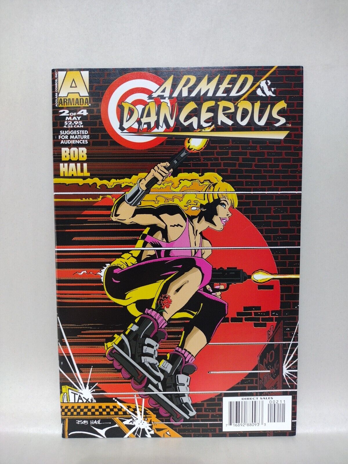 Armed And Dangerous (1996) Complete Armada Comic Lot Set #1-4 + Special Bob Hall