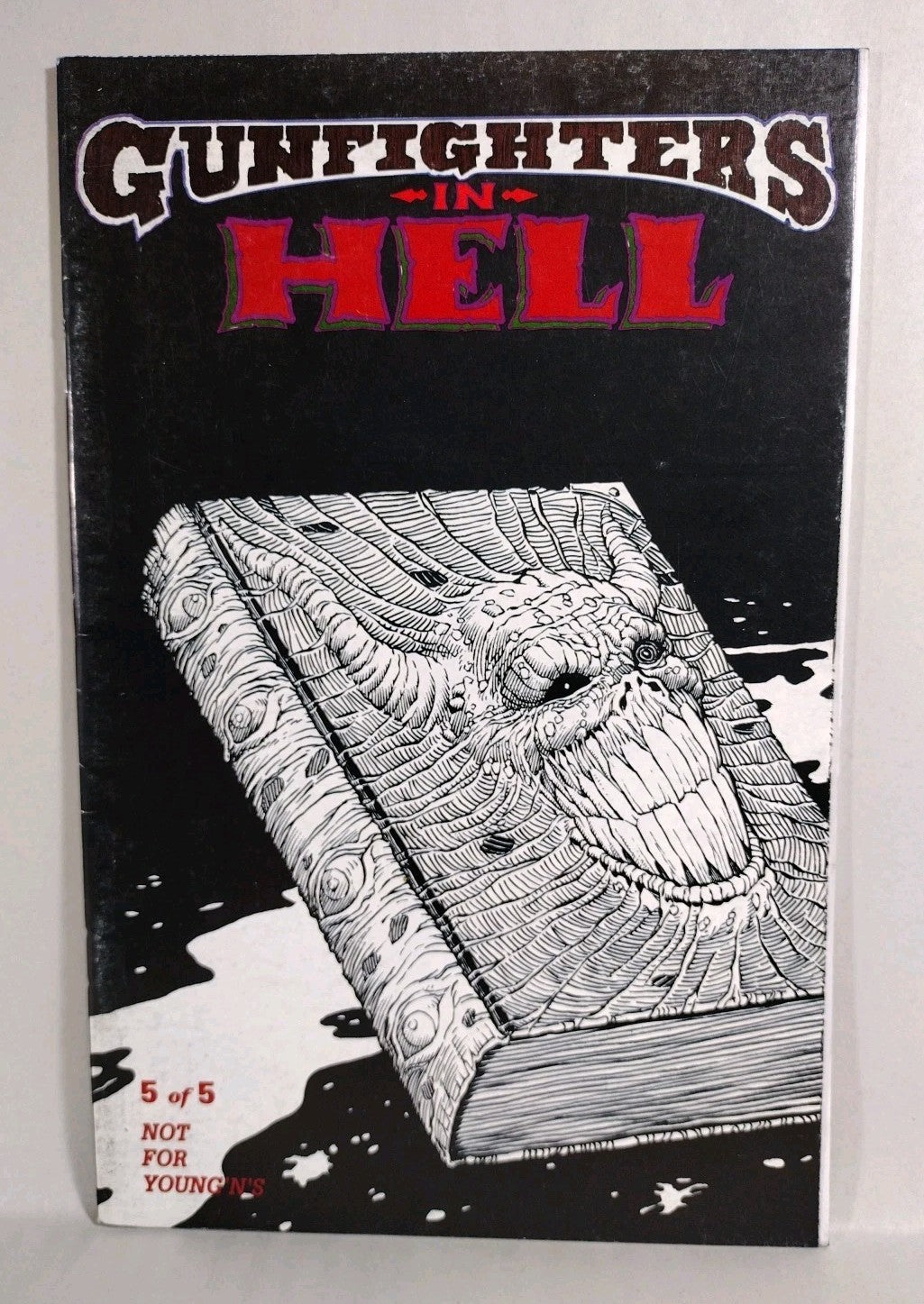Gunfighters In Hell (1993) Rebel Studios Joe Vigil Comic Lot Set #1 2 4 5