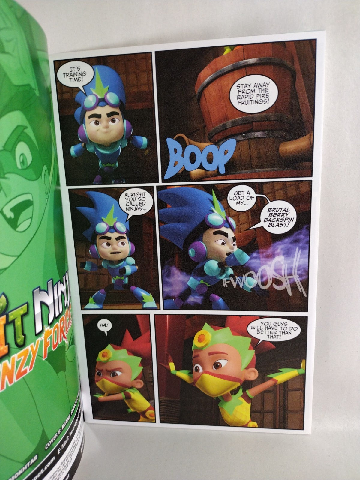 Fruit Ninja Frenzy Force 1 (2018) Keenspot Blank Sketch Cover Variant Comic NM