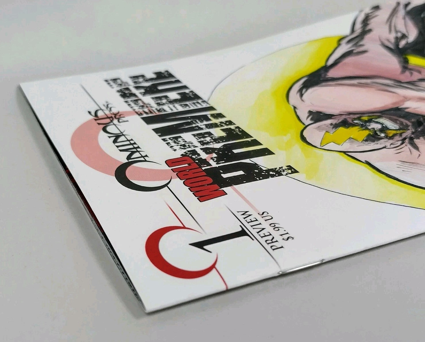 Ominous Press World Premiere #1 Sketch Cover Variant Comic W Original DCastr Art