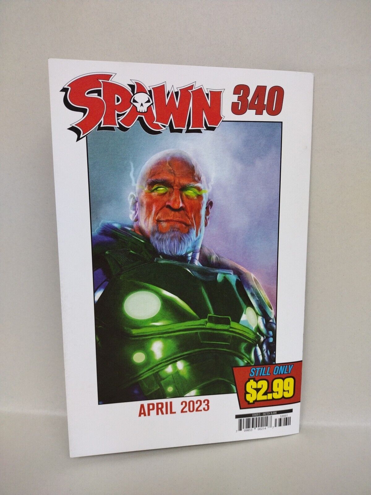 Spawn 339 (2023) Image Comic Sketch Cover Variant w Original Dave Castr Art