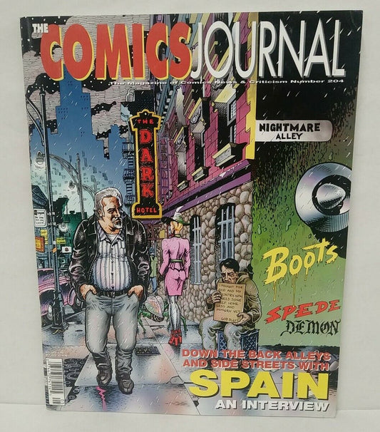 Comics Journal (1998) Magazine #204 Spain Rodriguez Shannon Wheeler Interviews