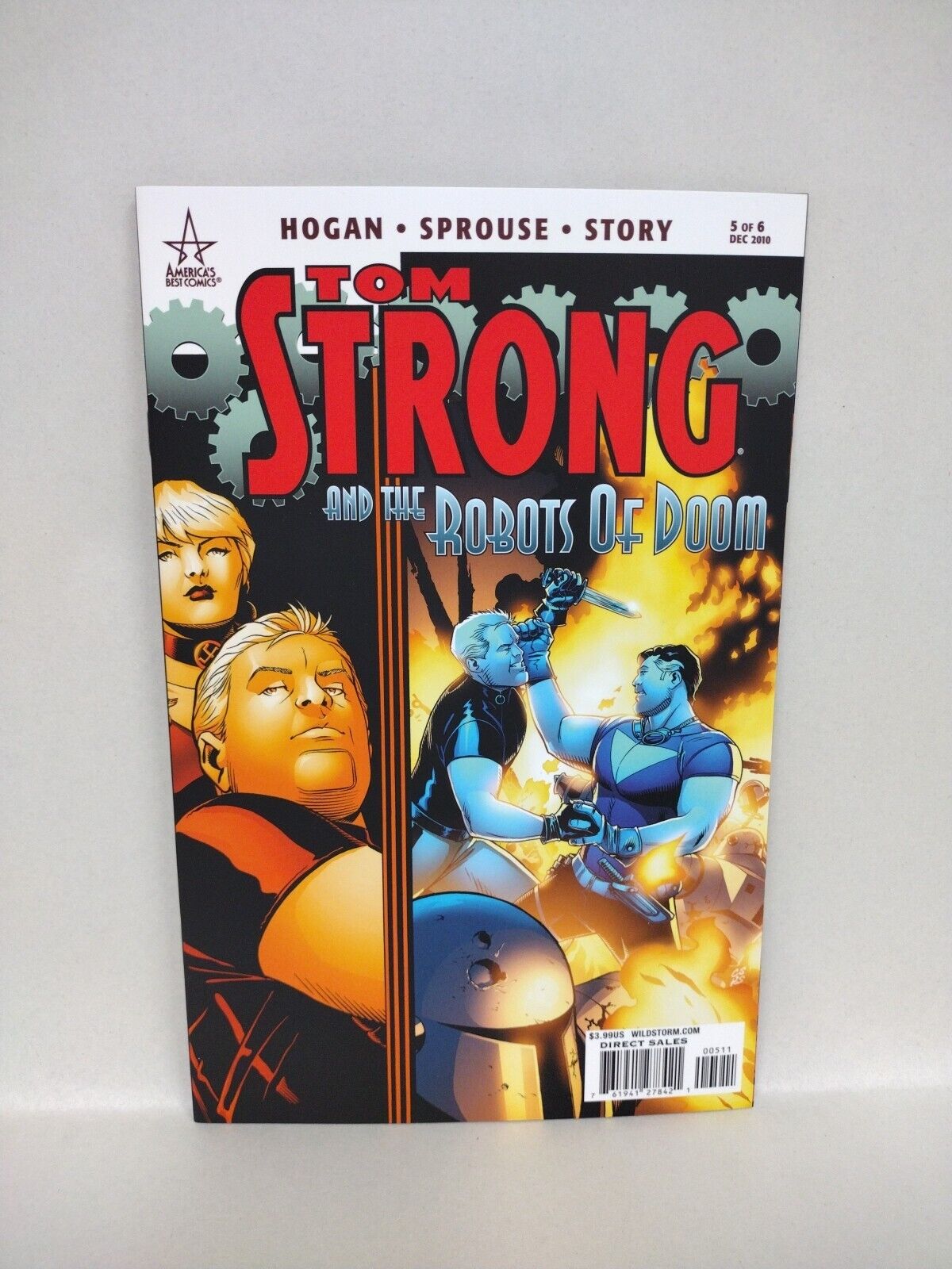 Tom Strong & The Robots of Doom (2010) Complete ABC Comic Lot set 1 2 3 4 5 6 NM