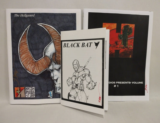 Horizon Studios (2023) Comic Lot Set Black Bat Ashcan Presents #1 Hellguard #0 