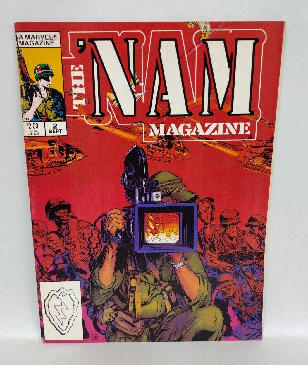 The NAM Magazine (1988) Marvel Comic Lot Set #1 2 3 4 5 6 7 Michael Golden VF