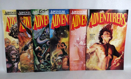 Adventurers Book II (1987) Adventure Publications Comic Lot #0 1 1 2 3 4 FN-VF