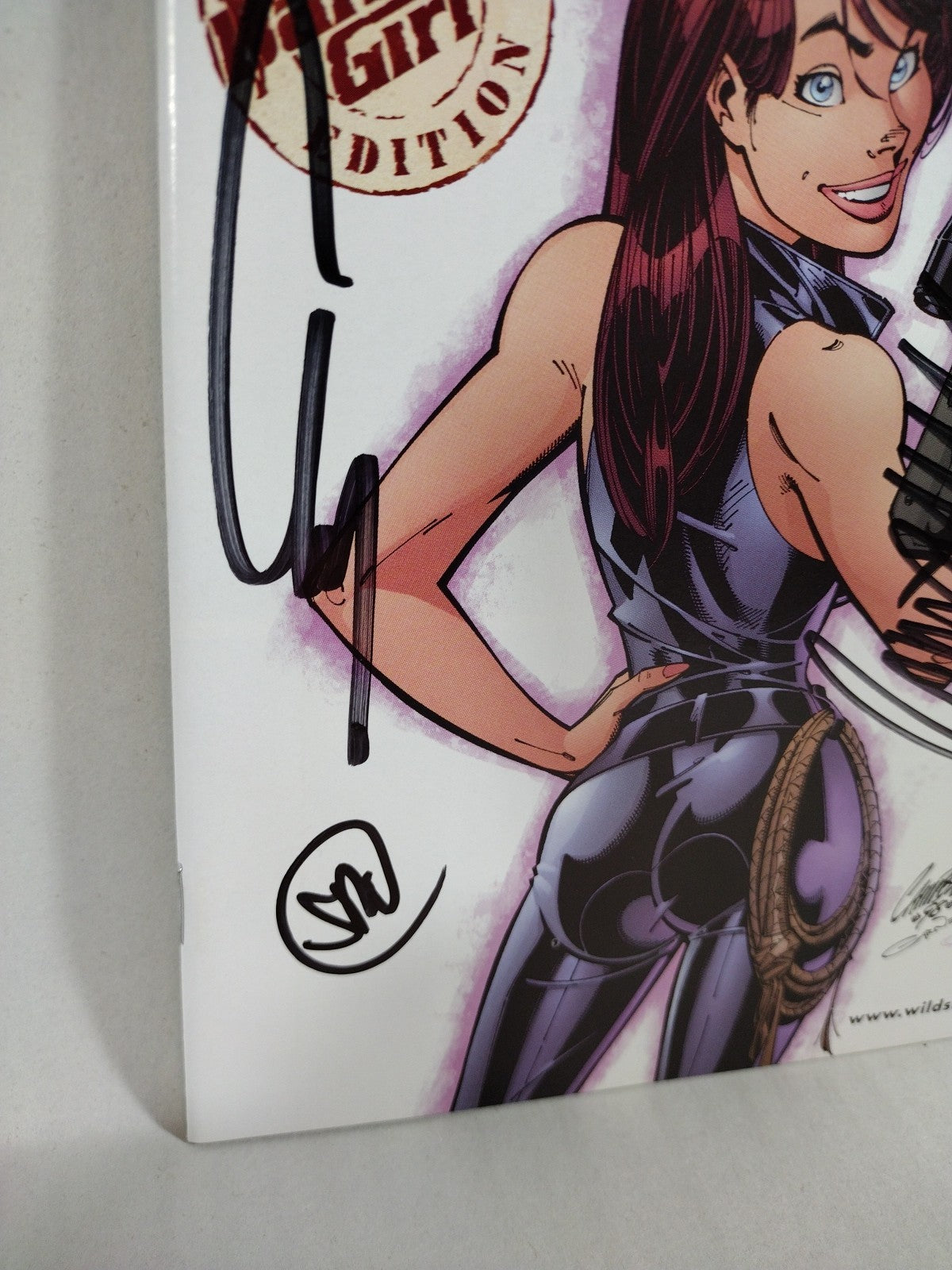 Danger Girl #1 (1998) Image Cliffhanger J Scott Campbell Tour Ed Comic 4x Signed