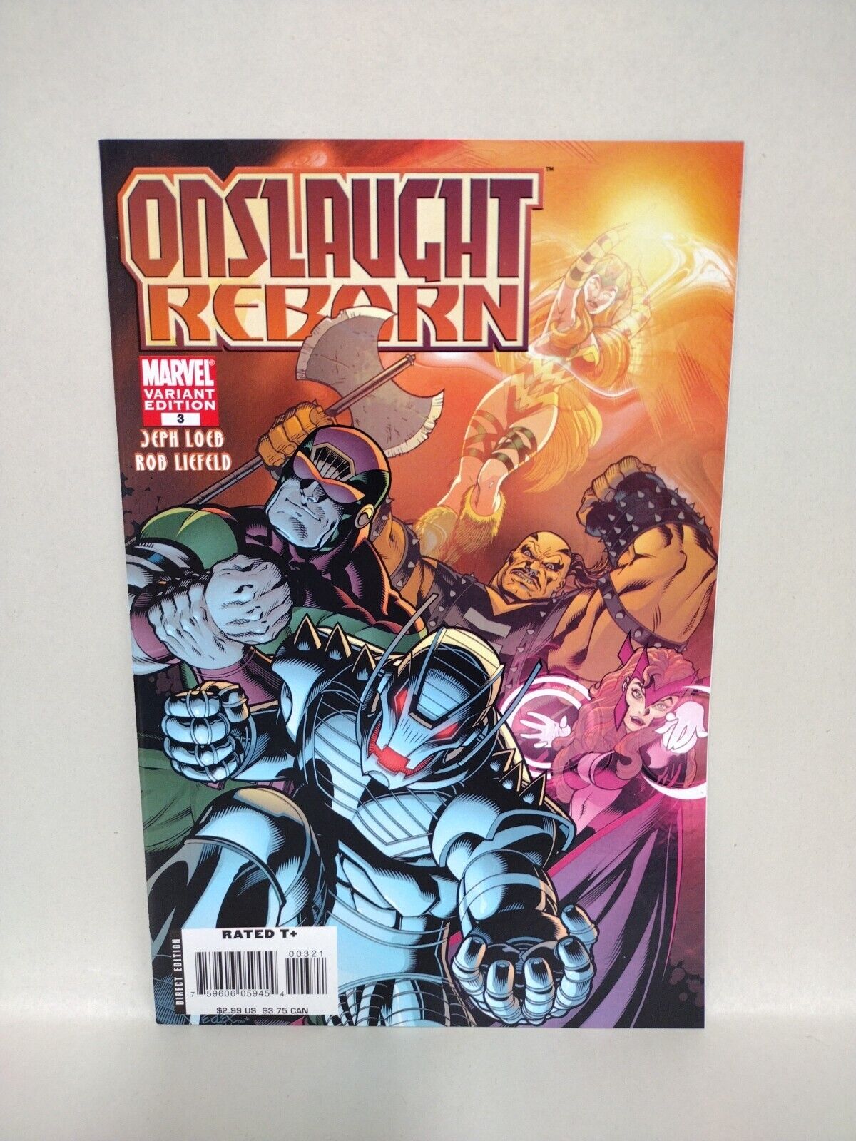 Onslaught Reborn (2007) Complete Marvel Comic Lot Set #1-5 Rob Liefeld Jeph Loeb