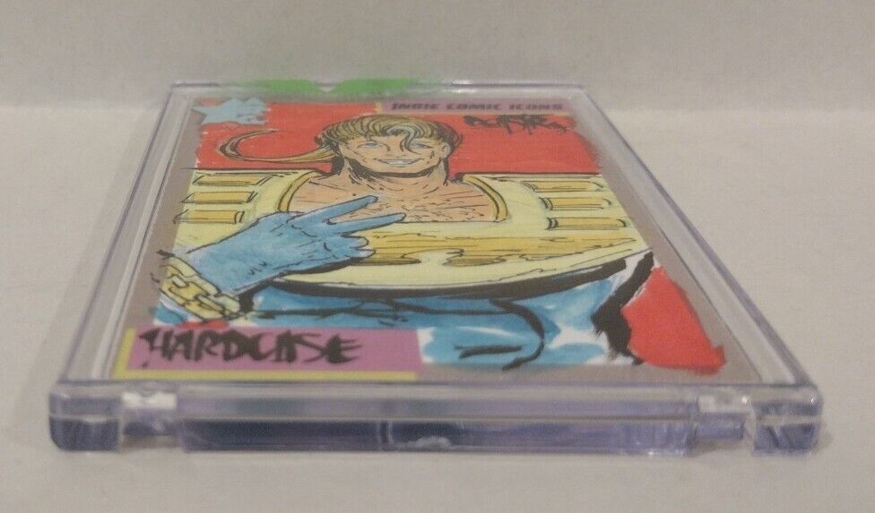 Indie Comic Icons (2023) ARG Sketch Card w Original Hardcase Malibu Art DCastr