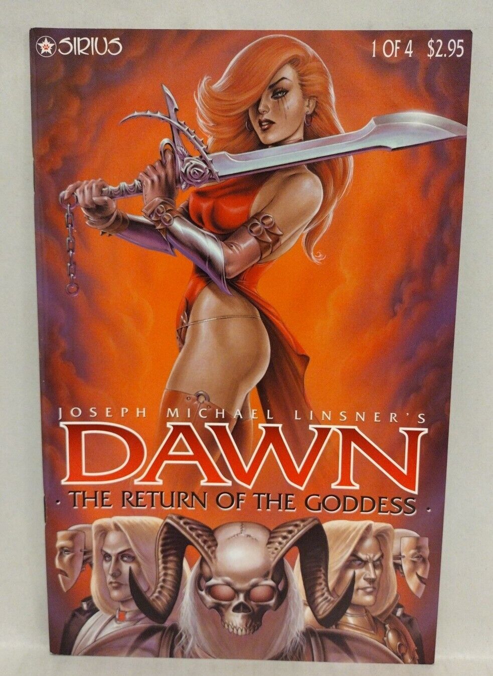 Dawn Return of the Goddess (1999) Complete Sirius Comic Set #1 2 3 4 Linsner