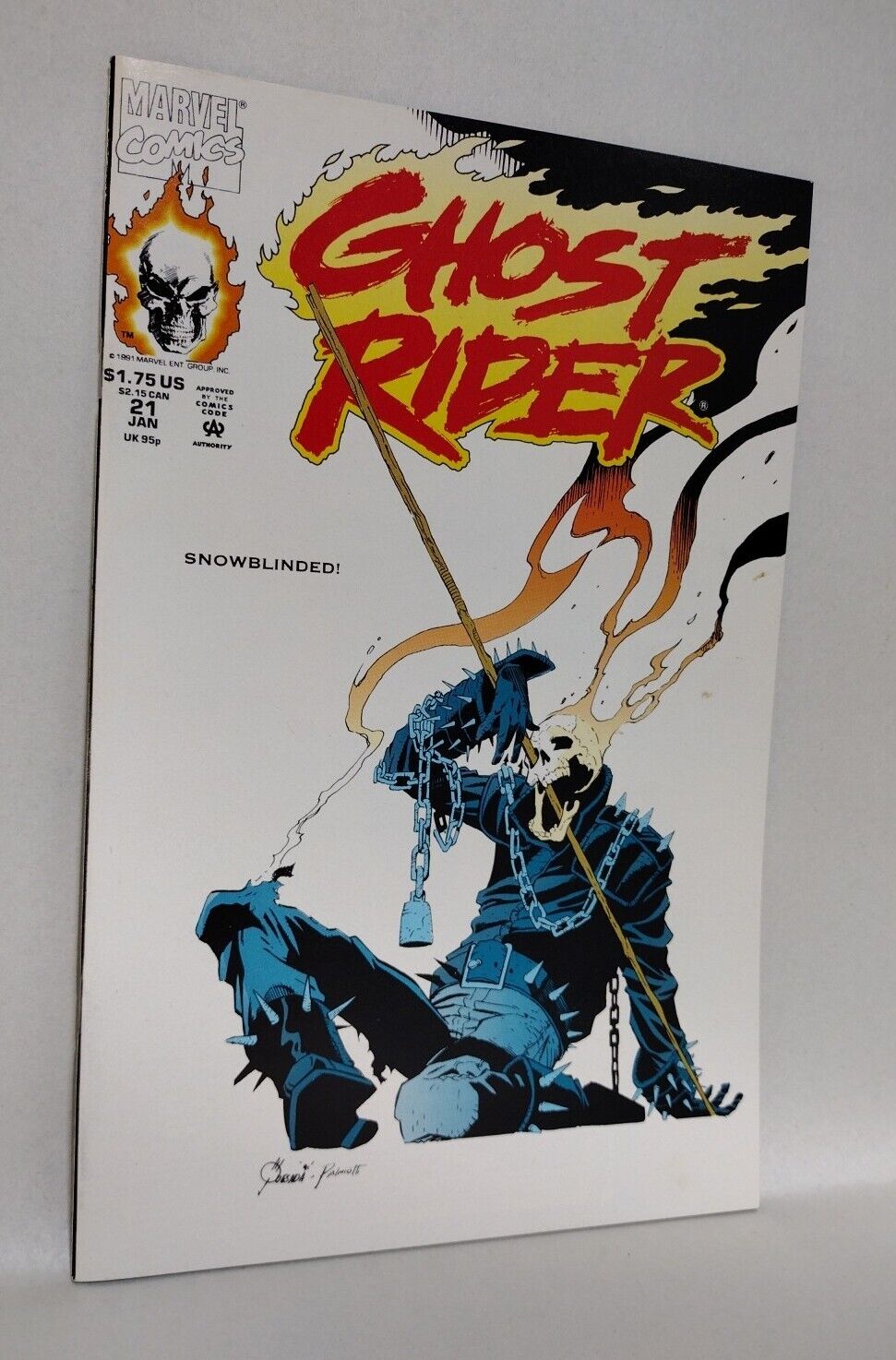 Ghost Rider (1990) Marvel Comic Set Lot #17 18 19 20 21 Mark Texeira VF-NM