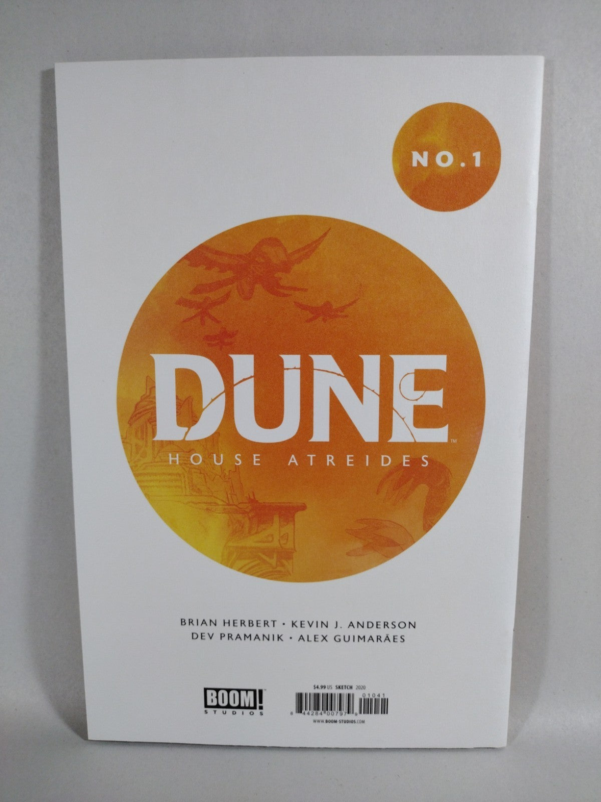 Dune House Atreides #1 (2020) Boom Studios Blank Sketch Cover Comic New NM