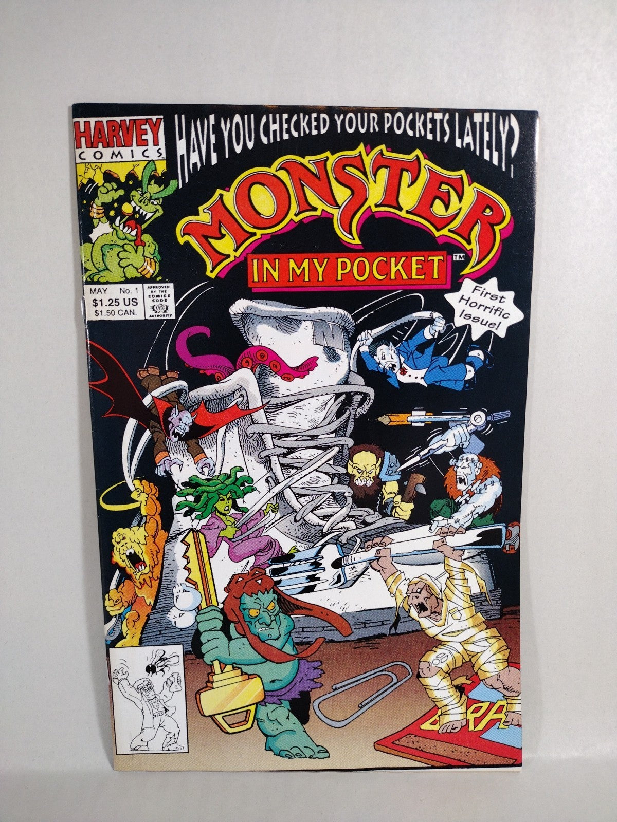 Monster In My Pocket (1991) Complete Harvey Comic Lot #1 2 3 4 VF NM