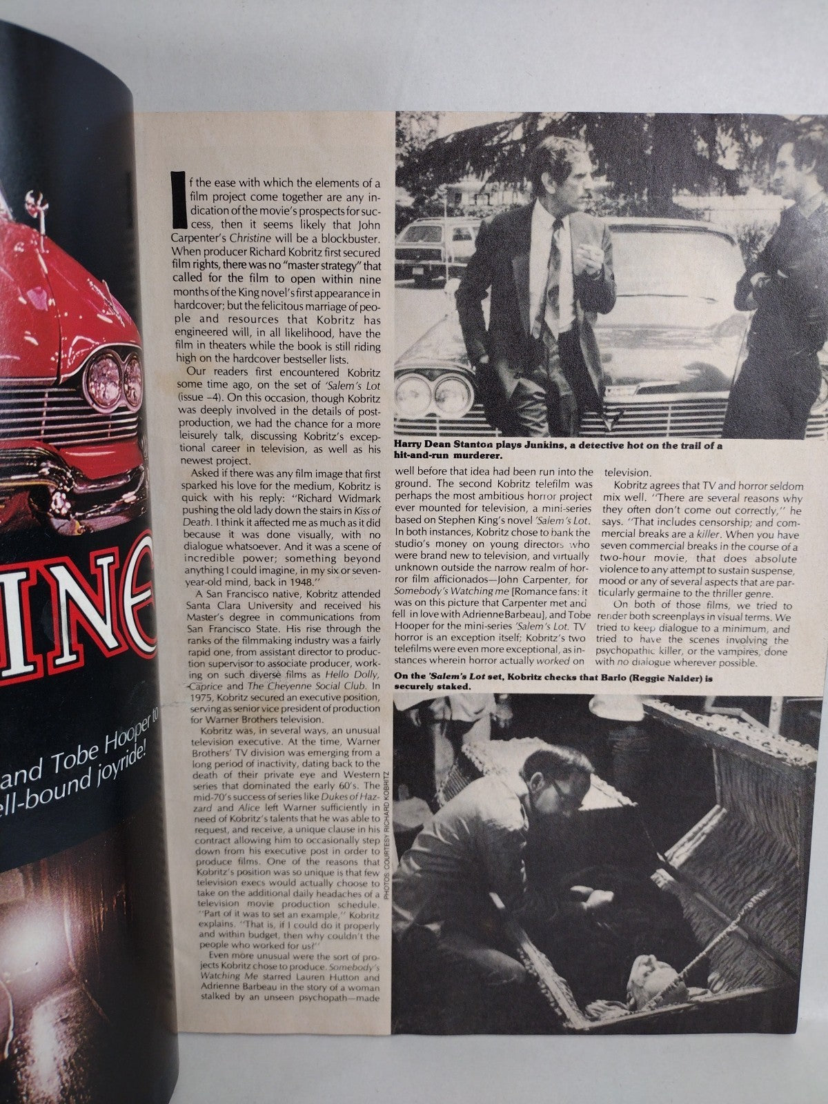 FANGORIA Magazine #32 (1984) Friday The 13th Poster Christine CHUD Cujo GD