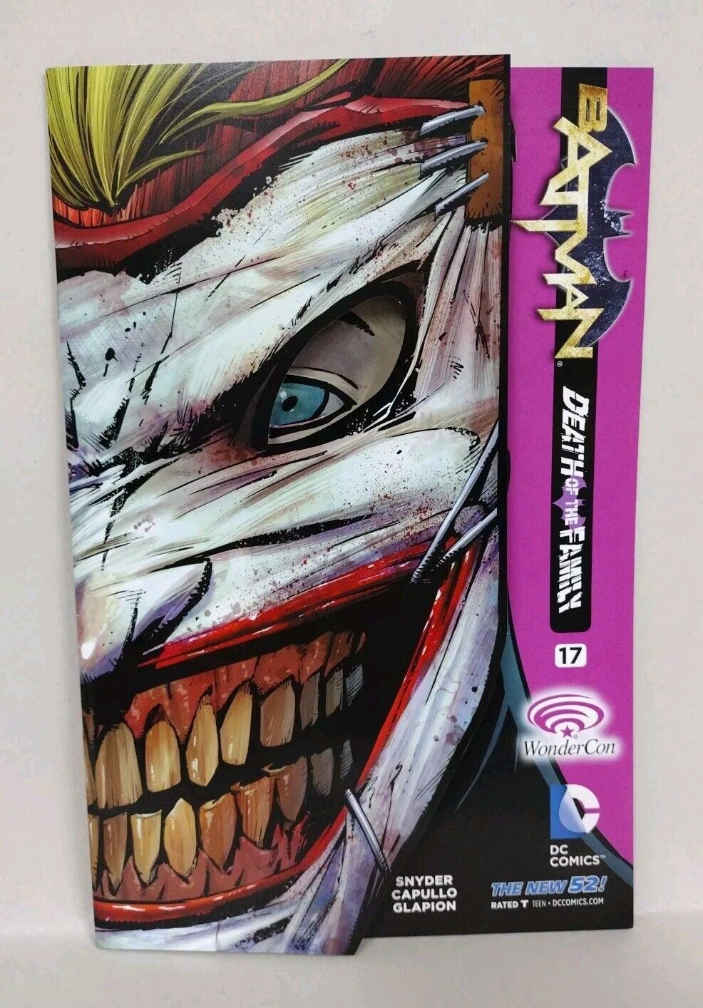 Batman #17 (2013) DC Comic Wonder Con Variant Cover Death Of The Family VF