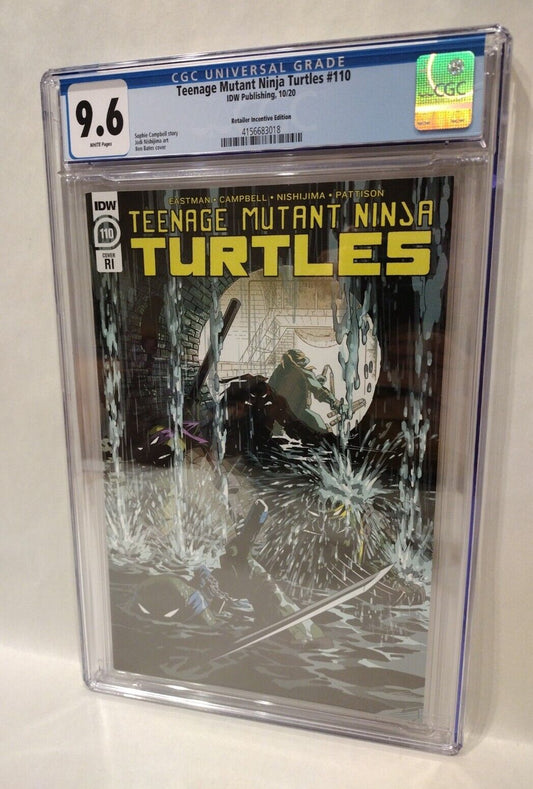 TMNT Teenage Mutant Ninja Turtles #110 CGC 9.6 Retailer Incentive Edition 1:10